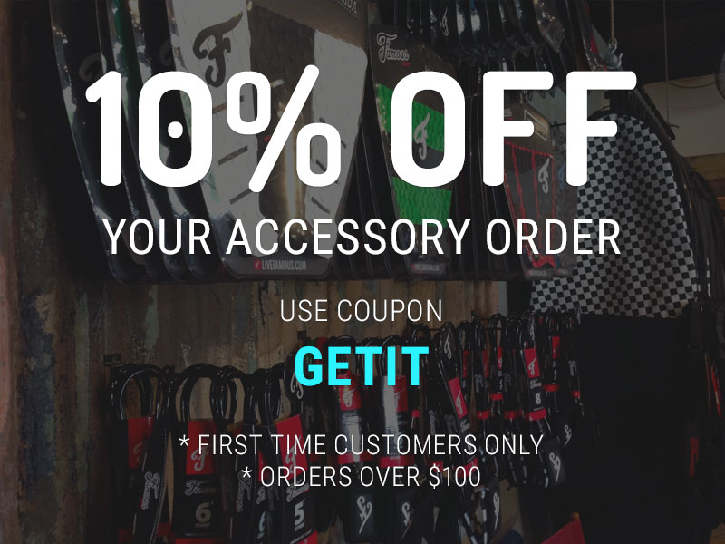 Discounts on Surf Accessories