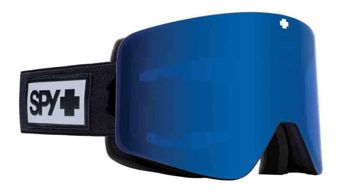 Spy Marauder Matte Black with Dark Blue Spectra mirror