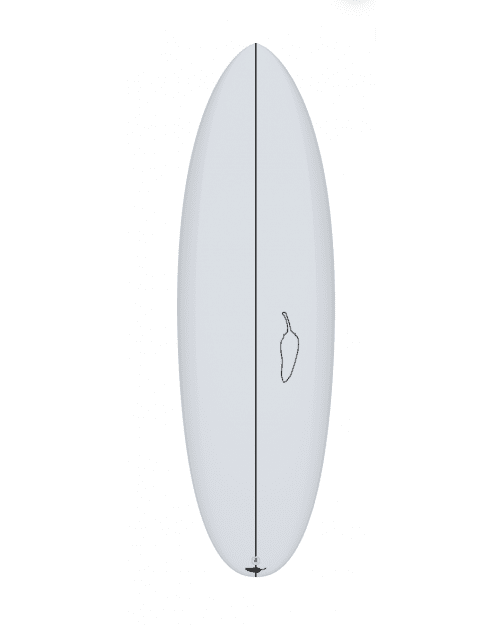 The Chilli Popper Surfboard model. The Chilli Popper Surfboard model.