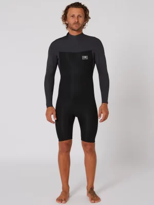 Ocean Earth Mens Free Flex LS Back Zip Spring 2/2mm