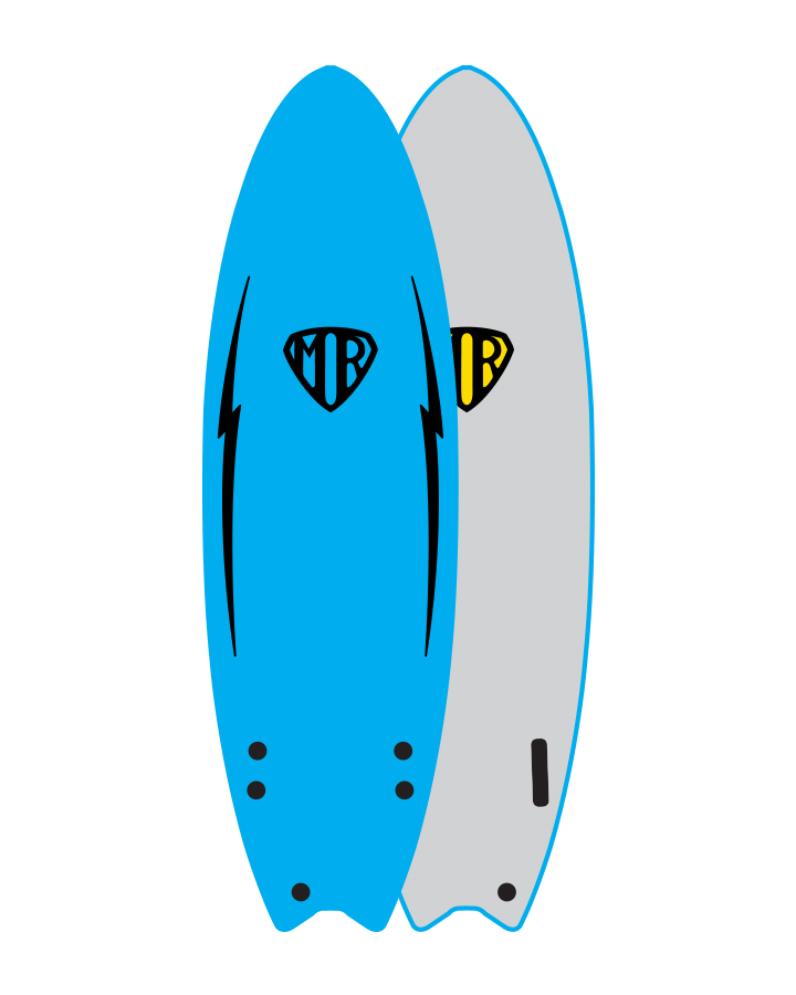 Ocean Earth MR EZI RIDER TWIN FIN 6’0